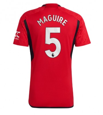 Manchester United Harry Maguire #5 Kotipaita 2023-24 Lyhyet Hihat